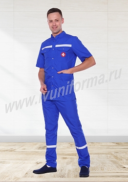 Костюм мужской для скорой помощи арт. СП-02-05-ТС