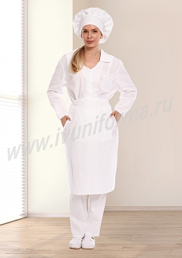 Фартук-передник пекаря унисекс арт. ПВ-04-01.1-БЗ